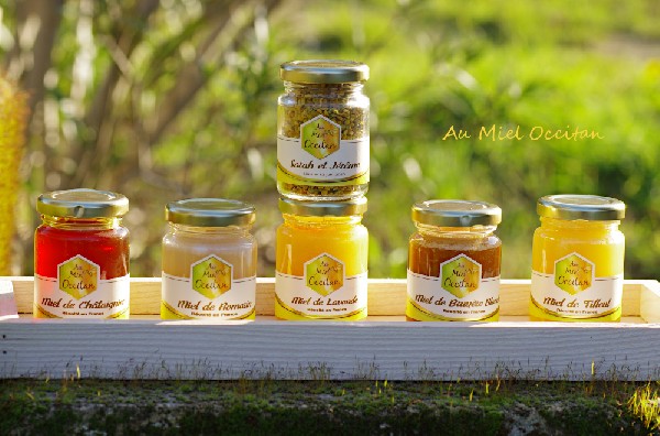 Douzaine de gammes de miels, tous issus de nos transhumances.<br />
Nos miels sont purs et non chauffés 